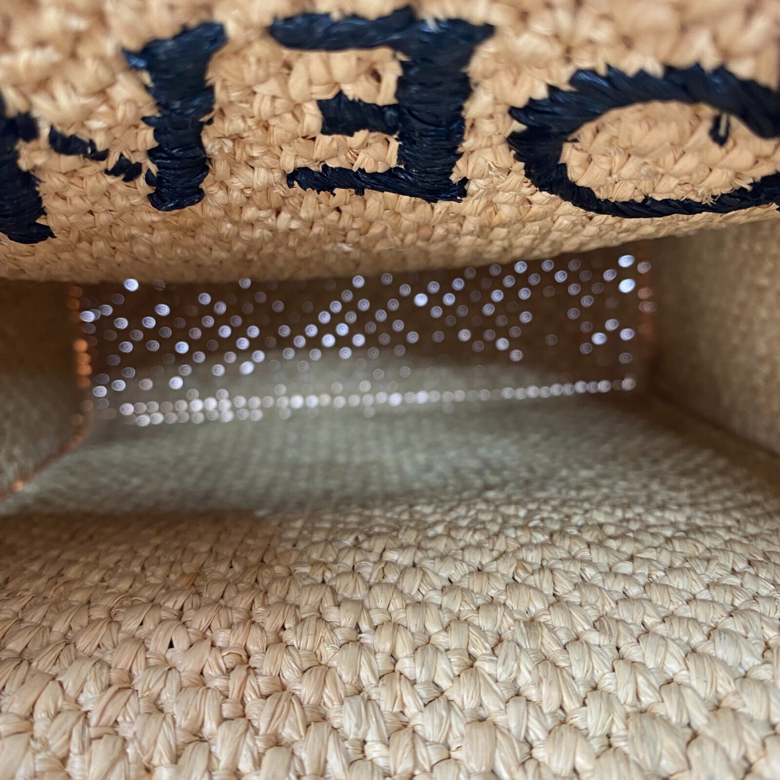 Bolso Loewe Standard A5 Tote Mini Raffia