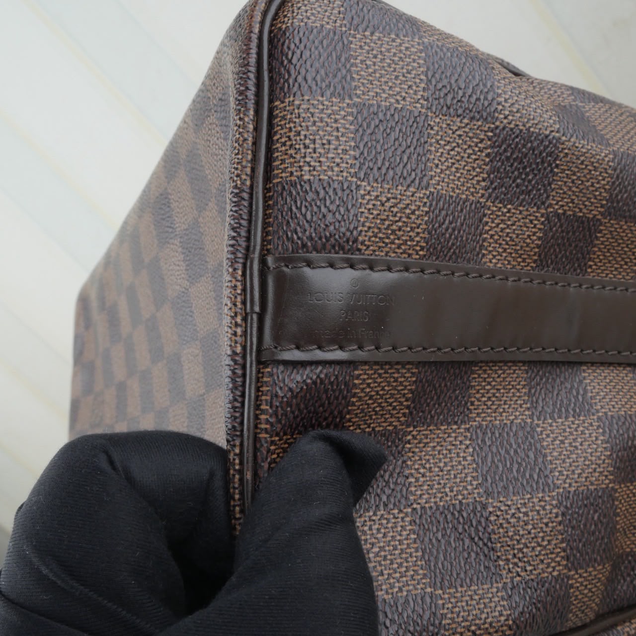 Bolso Louis Vuitton Speedy Bandouliere 25 Damier Ebene