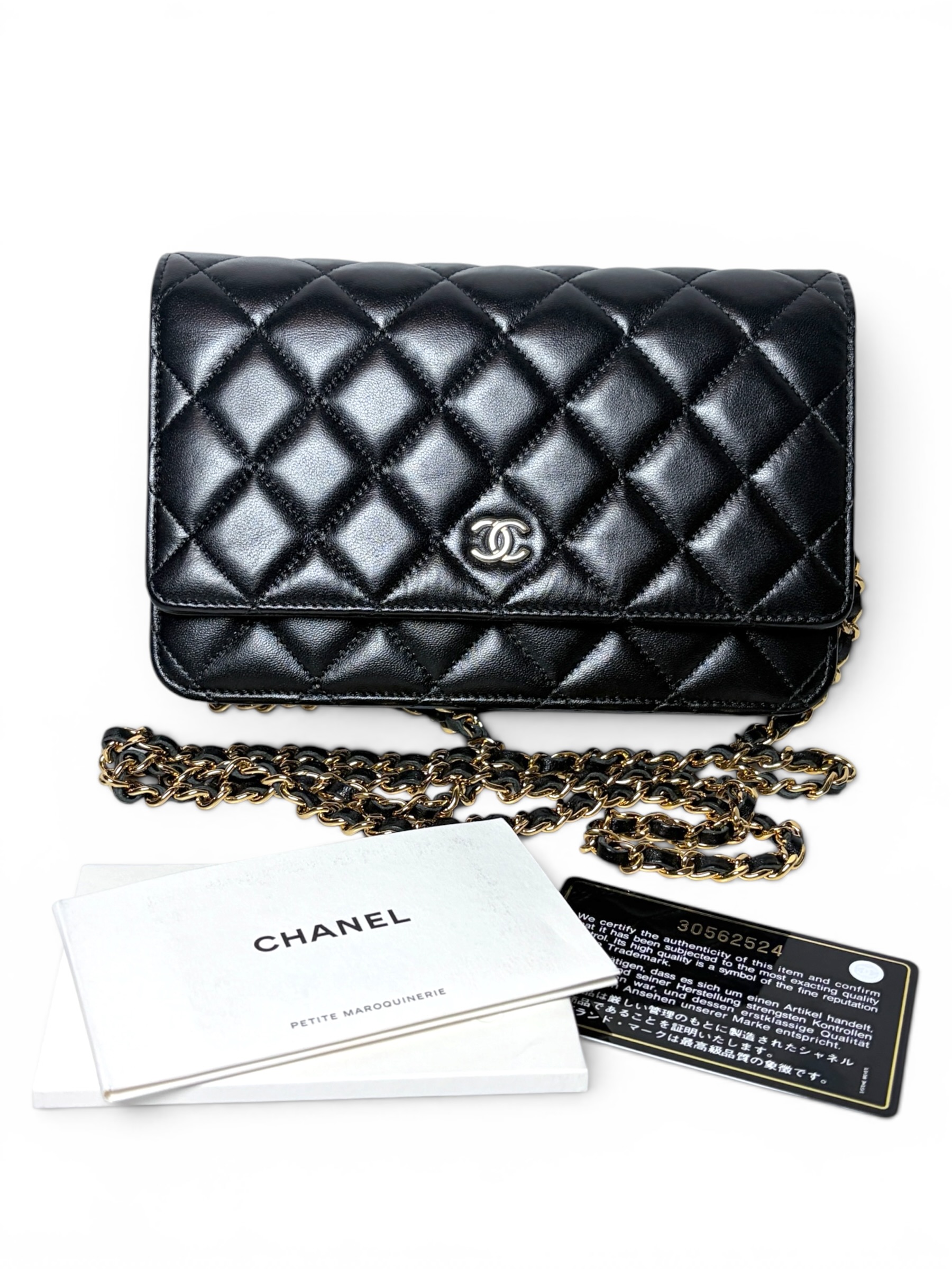 Chanel Classic Wallet on Chain (WOC)