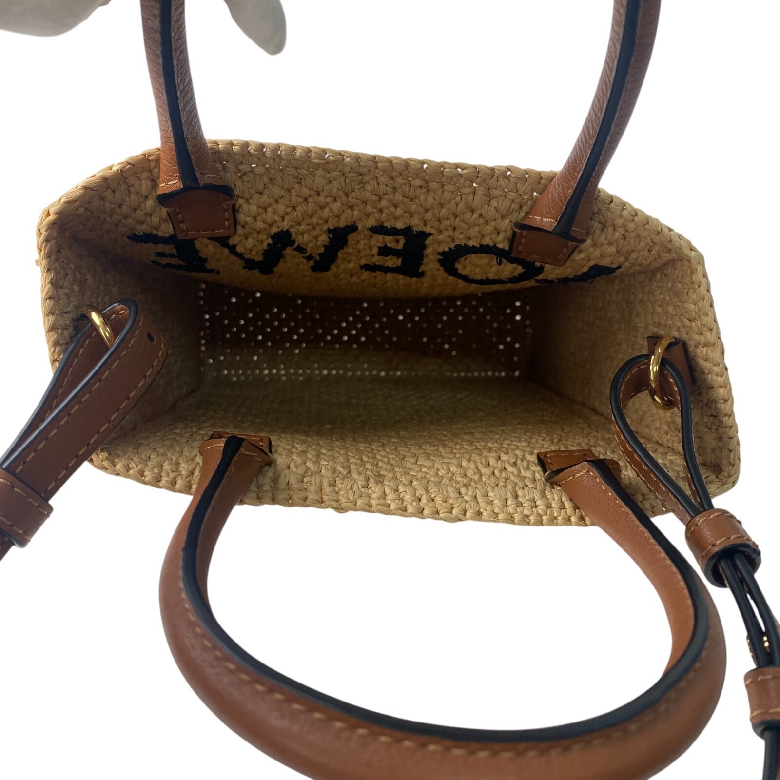 Bolso Loewe Standard A5 Tote Mini Raffia