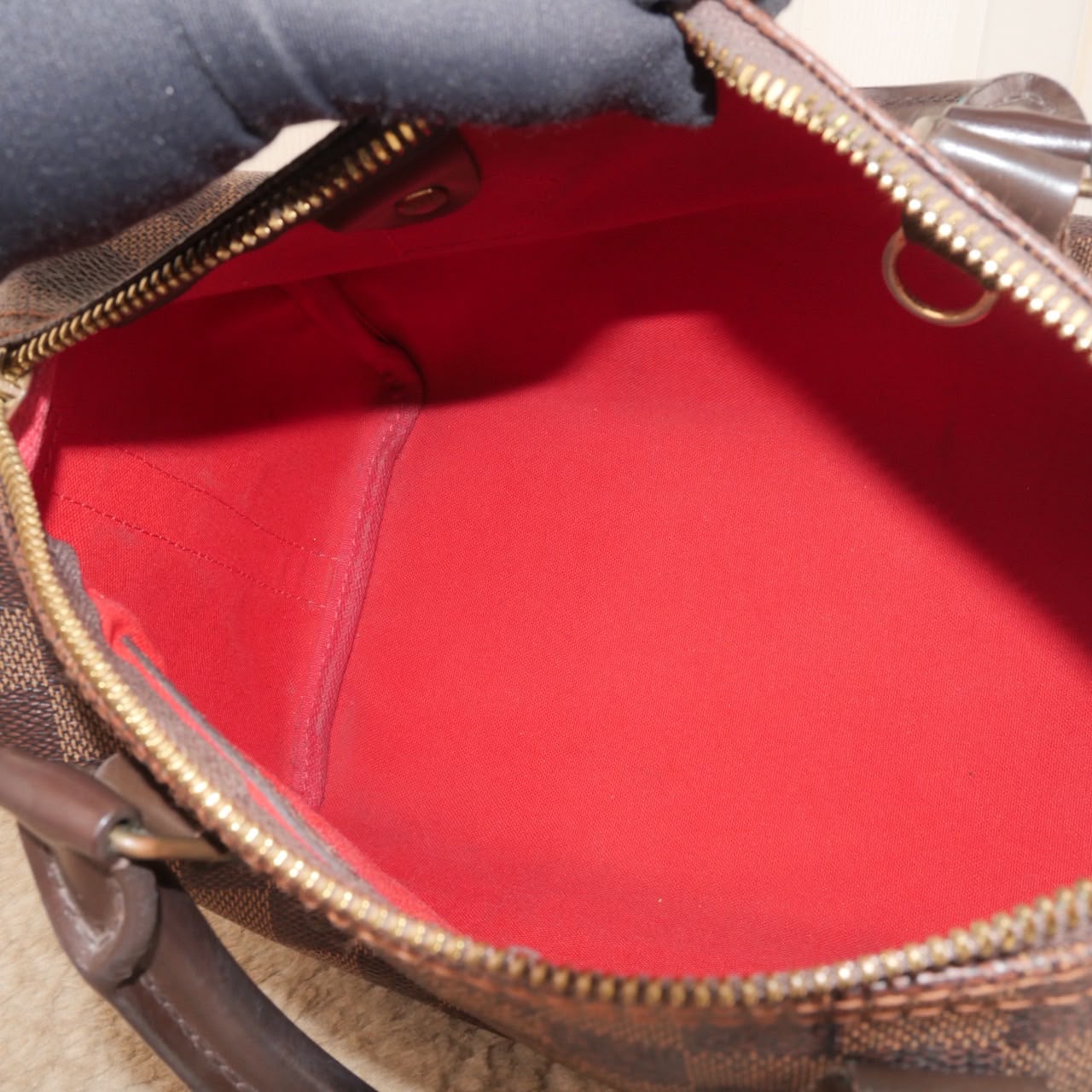 Bolso Louis Vuitton Speedy Bandouliere 25 Damier Ebene