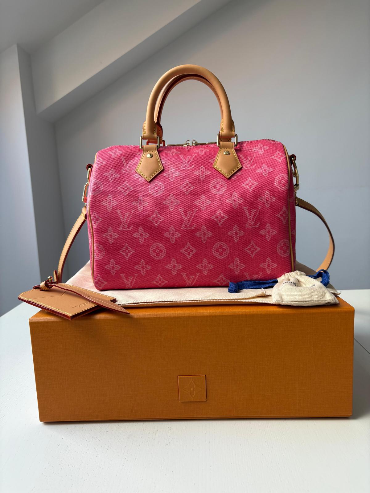 Pink Louis Vuitton Speedy Bandoulière 25 Bag