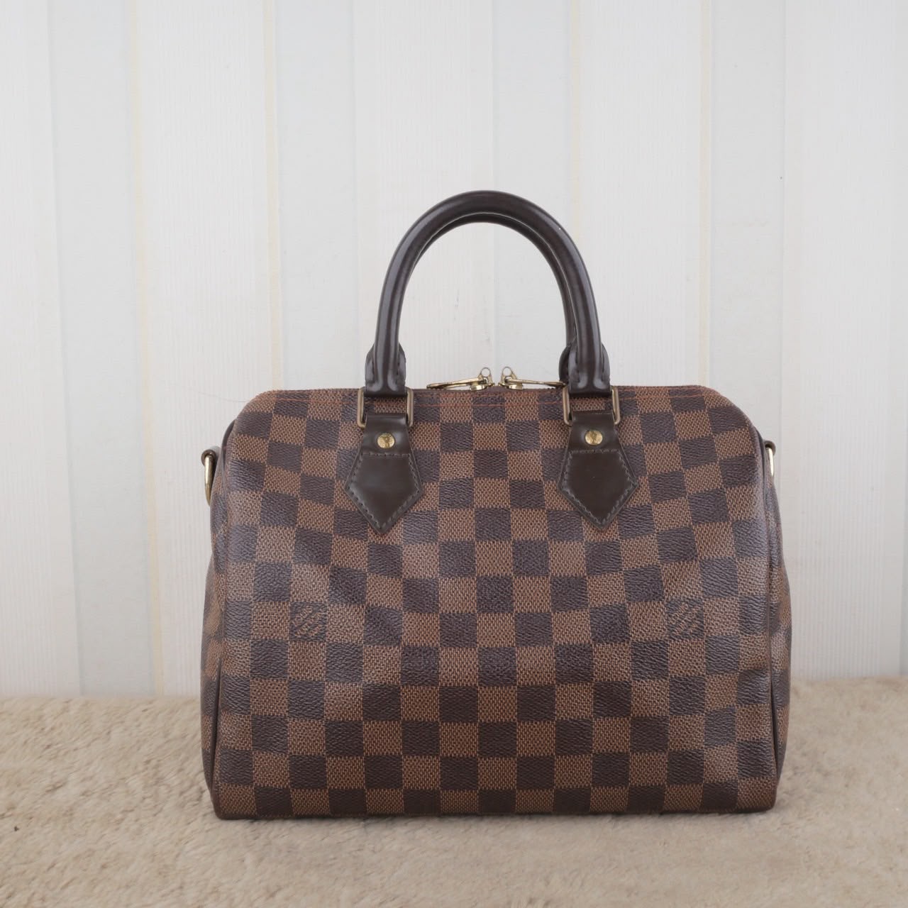 Bolso Louis Vuitton Speedy Bandouliere 25 Damier Ebene