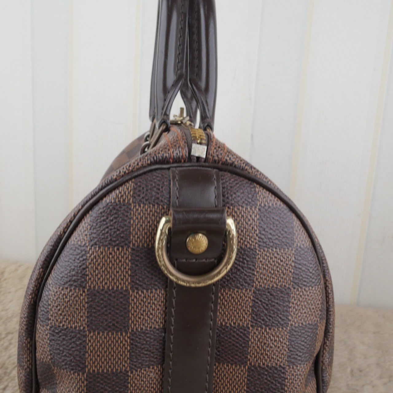 Bolso Louis Vuitton Speedy Bandouliere 25 Damier Ebene