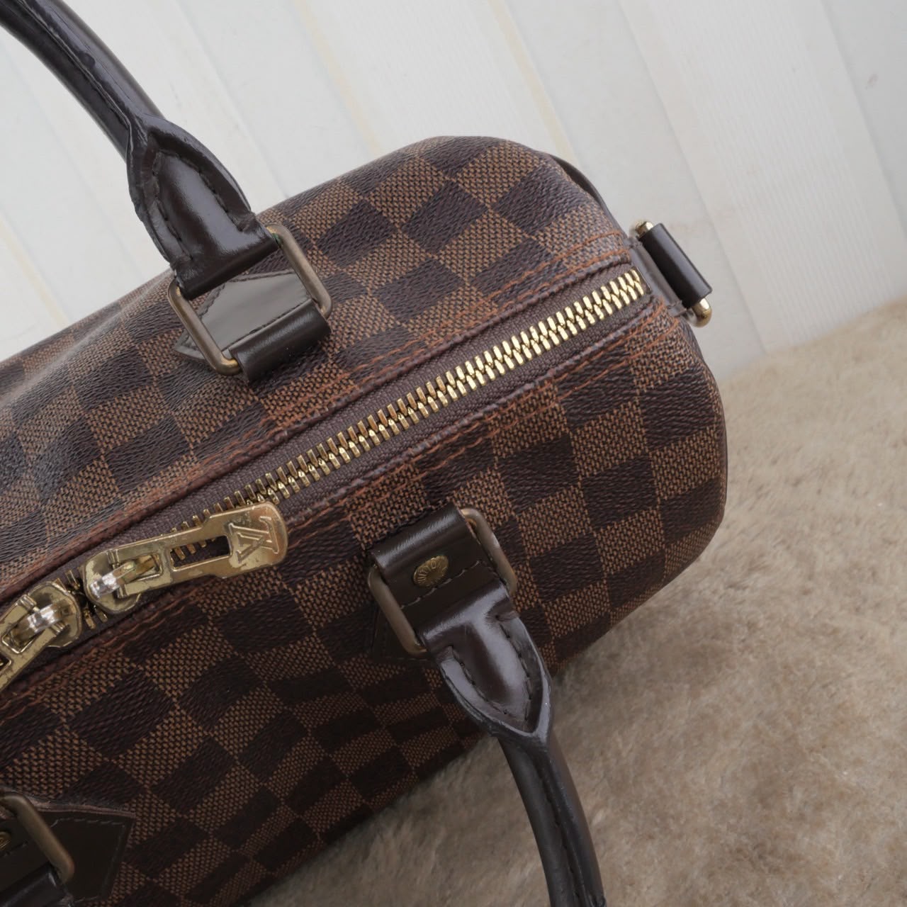 Bolso Louis Vuitton Speedy Bandouliere 25 Damier Ebene
