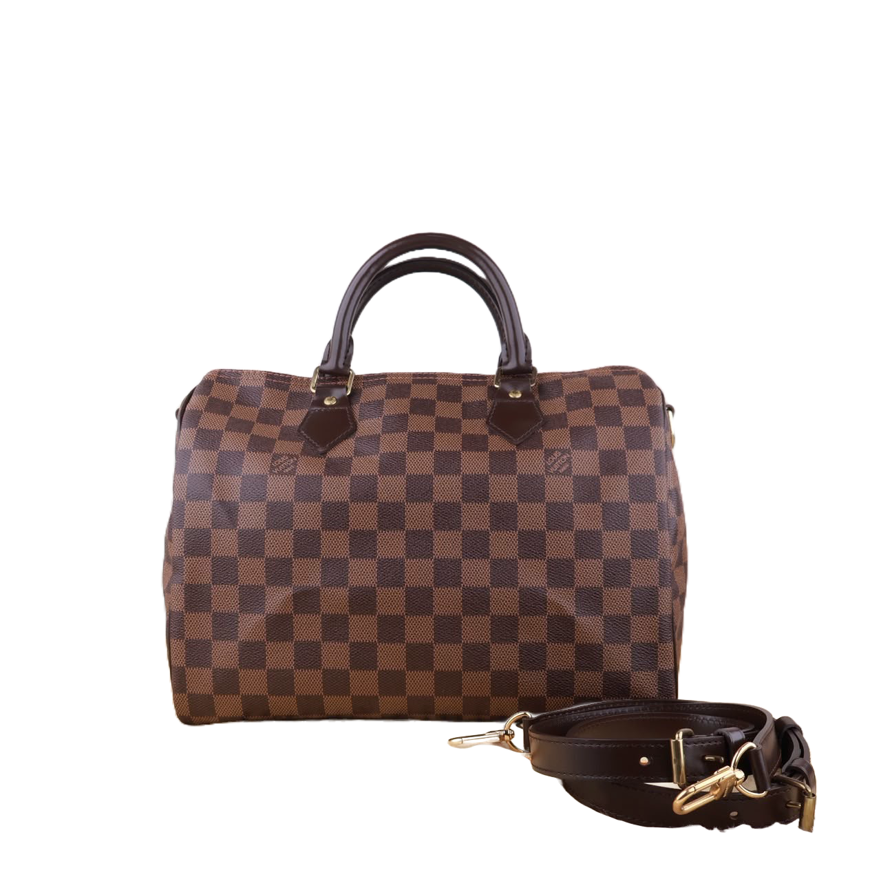 Bolso Louis Vuitton Speedy Bandouliere 30 Damier Ebene