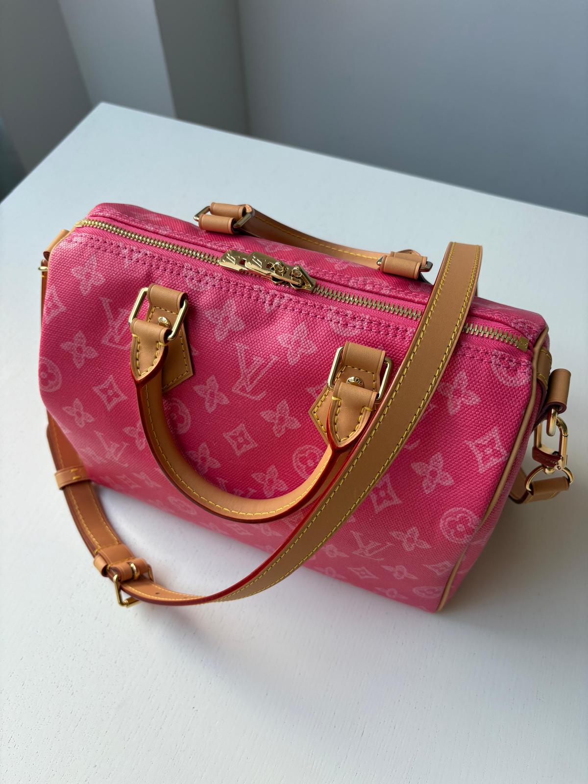 Pink Louis Vuitton Speedy Bandoulière 25 Bag