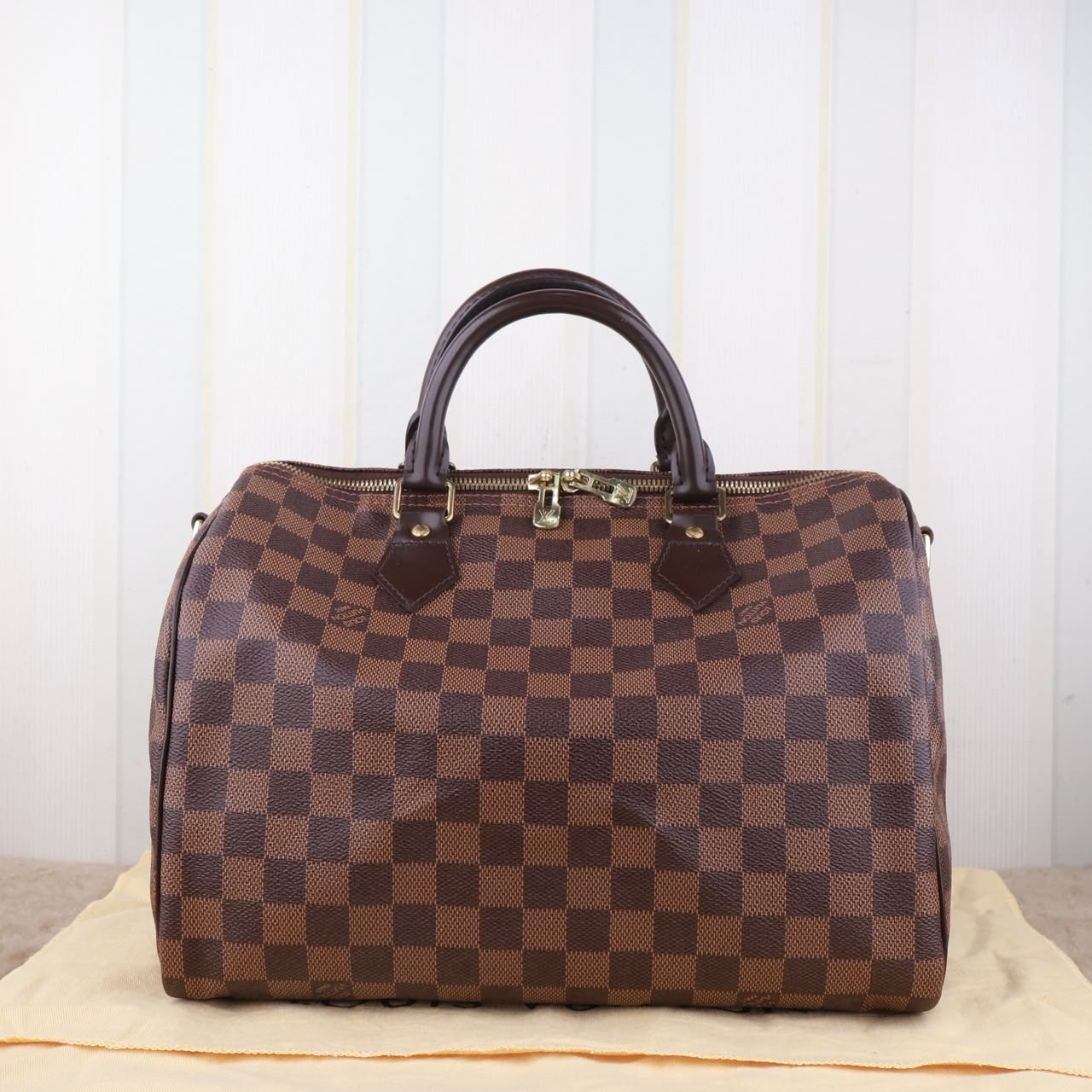 Bolso Louis Vuitton Speedy Bandouliere 30 Damier Ebene