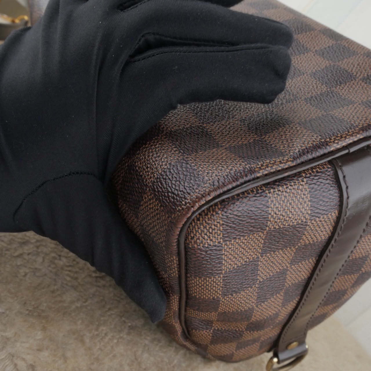 Bolso Louis Vuitton Speedy Bandouliere 25 Damier Ebene