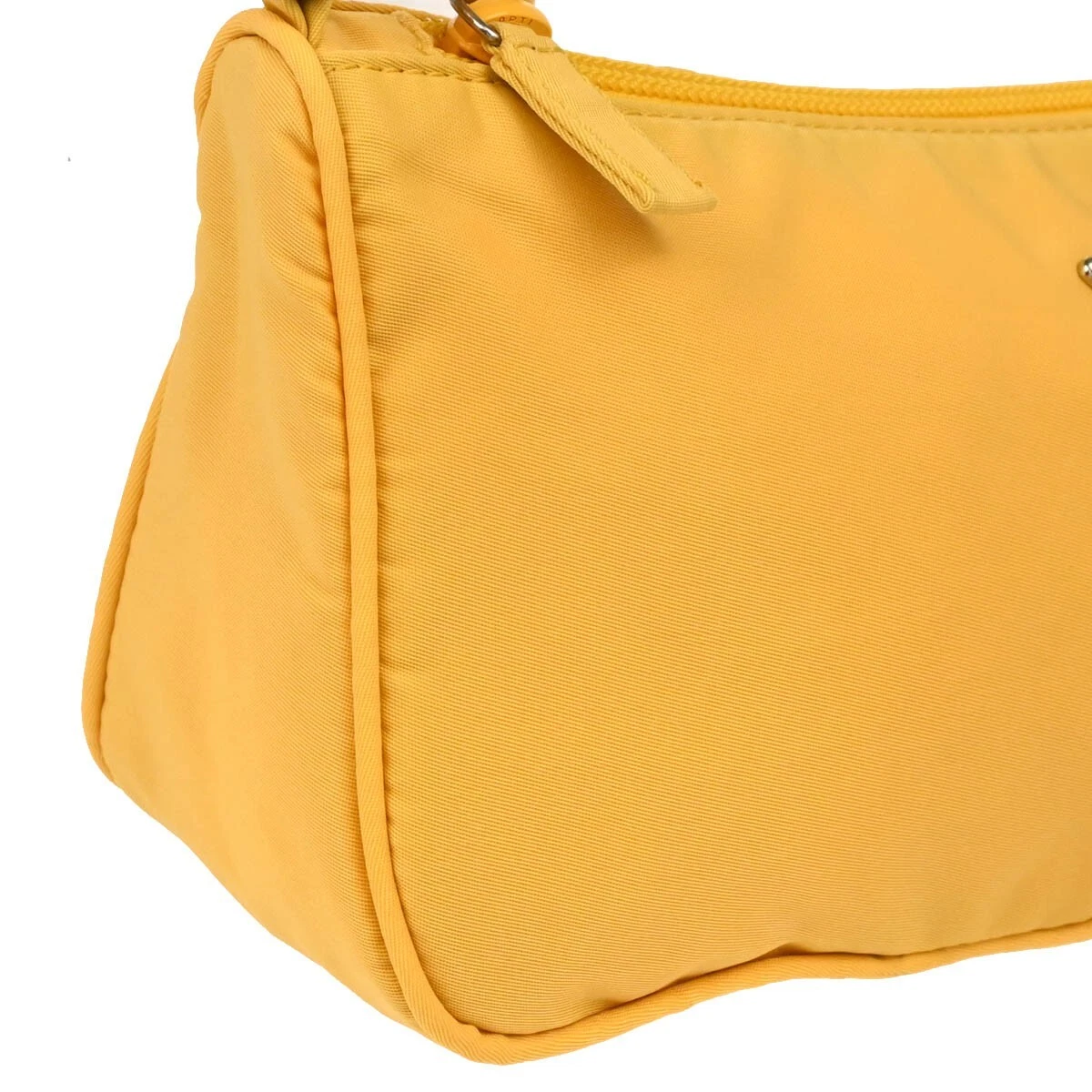 Yellow Nylon Handbag