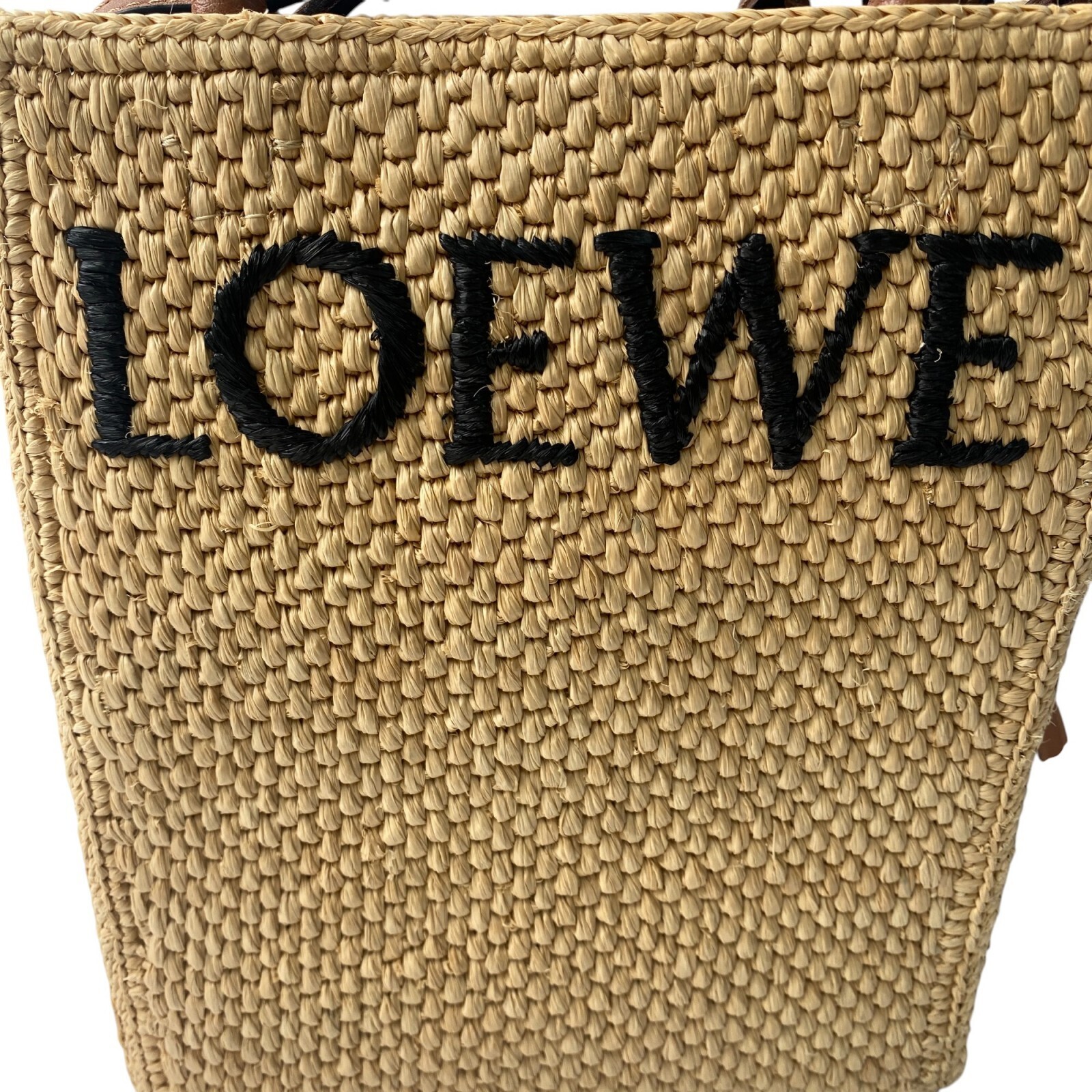 Bolso Loewe Standard A5 Tote Mini Raffia
