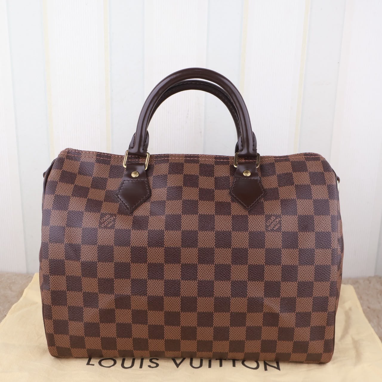 Bolso Louis Vuitton Speedy Bandouliere 30 Damier Ebene
