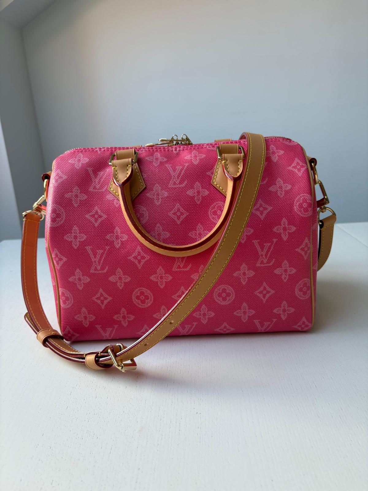 Pink Louis Vuitton Speedy Bandoulière 25 Bag