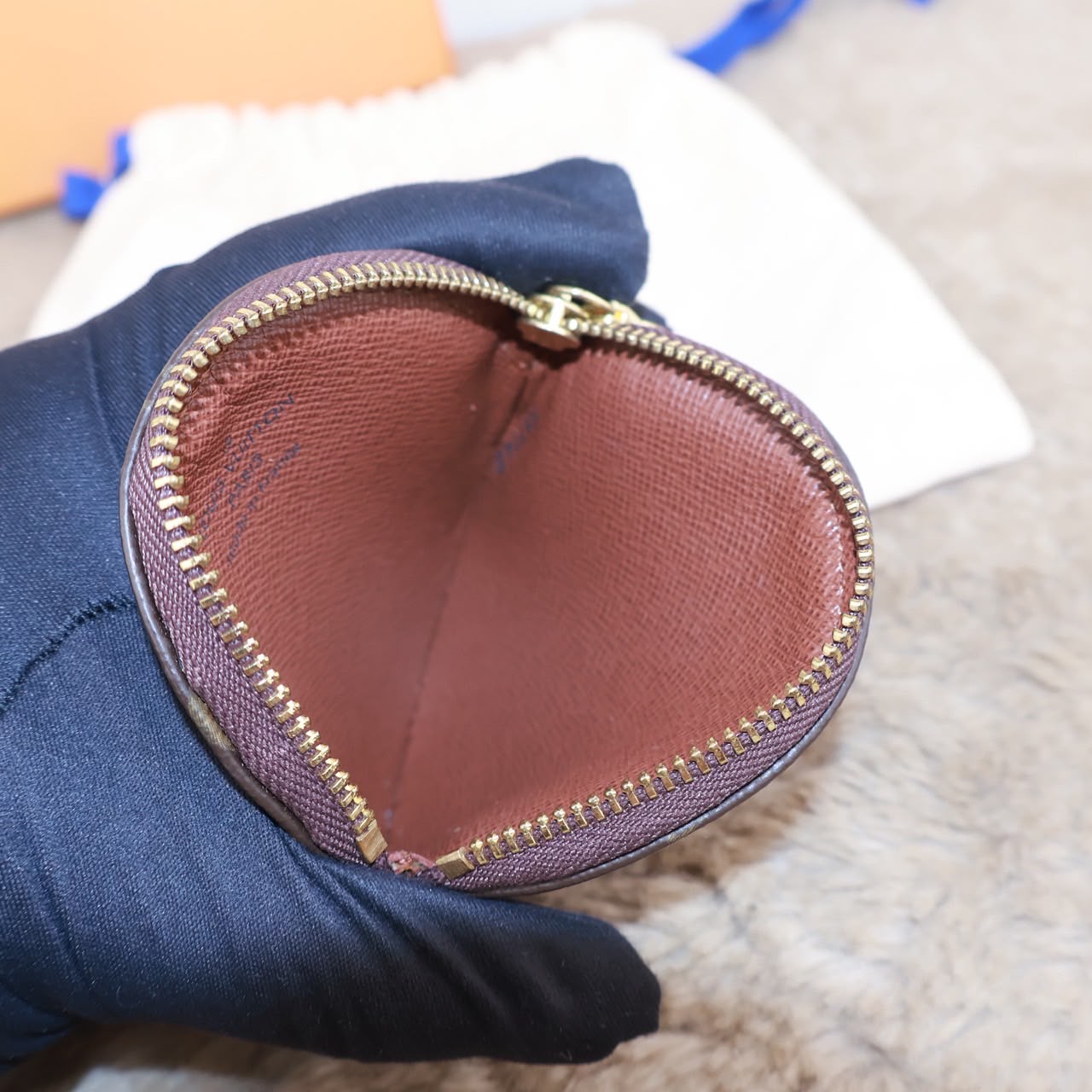 Monedero redondo Louis Vuitton